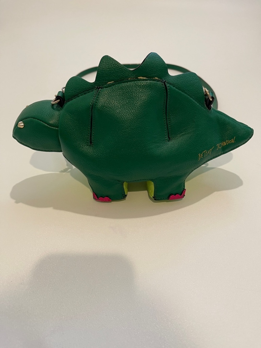 Betsey Johnson Green Dinosaur Crossbody Betseysaurus Rex Bag Purse